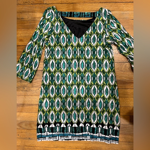 Laundry By Shelli Segal Dresses & Skirts - LN Laundry Shelli Segal Printed Coverup Shift Dress L large beach lined LN